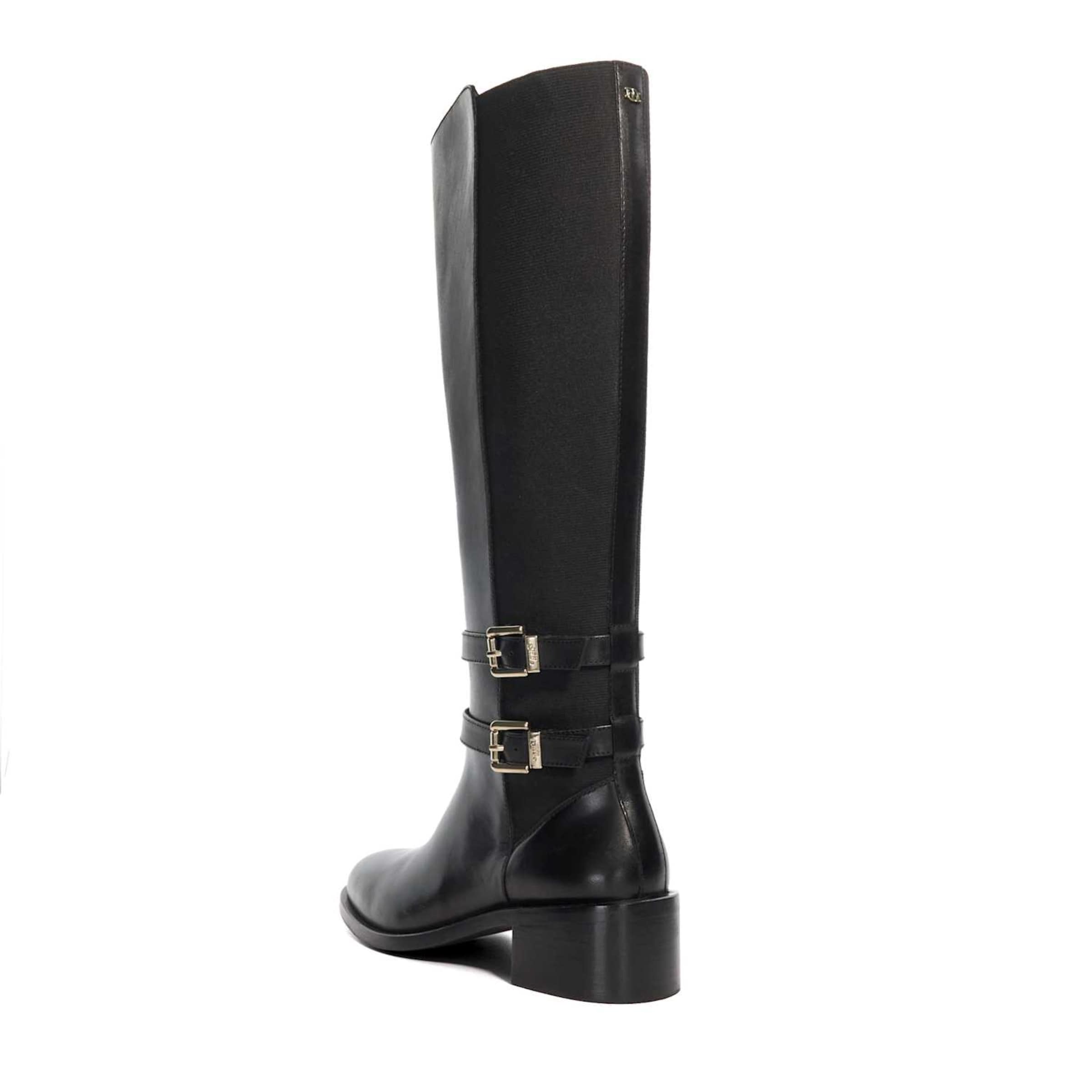 Dune LONDON Stiefel 'Tatter' in Schwarz