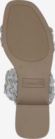 CAPRICE Mules in Silver