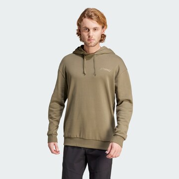 ADIDAS TERREX Sports sweatshirt in Green: front