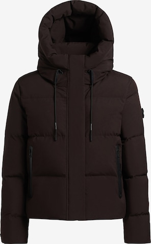 khujo Jacke 'Enits2' in Braun: Vorderseite