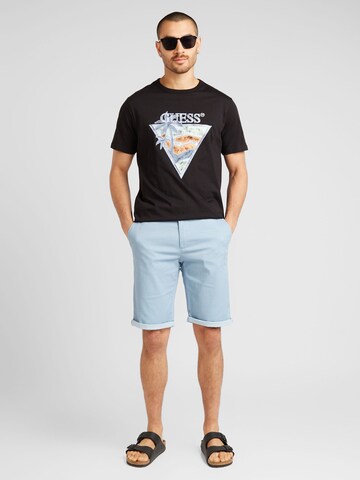 Lindbergh Regular Shorts 'Superflex' in Blau