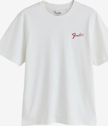 T-Shirt Next en blanc : devant