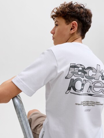 Jack & Jones Junior Μπλουζάκι 'JCOBreeze' σε λευκό