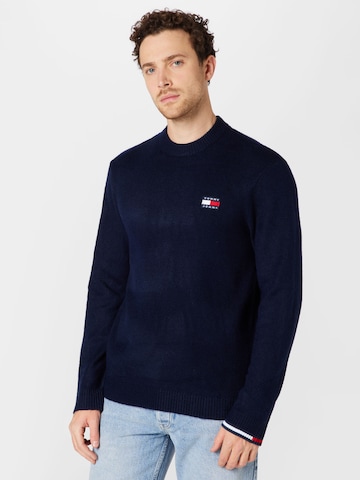 Tommy Jeans Sweater in Blue: front