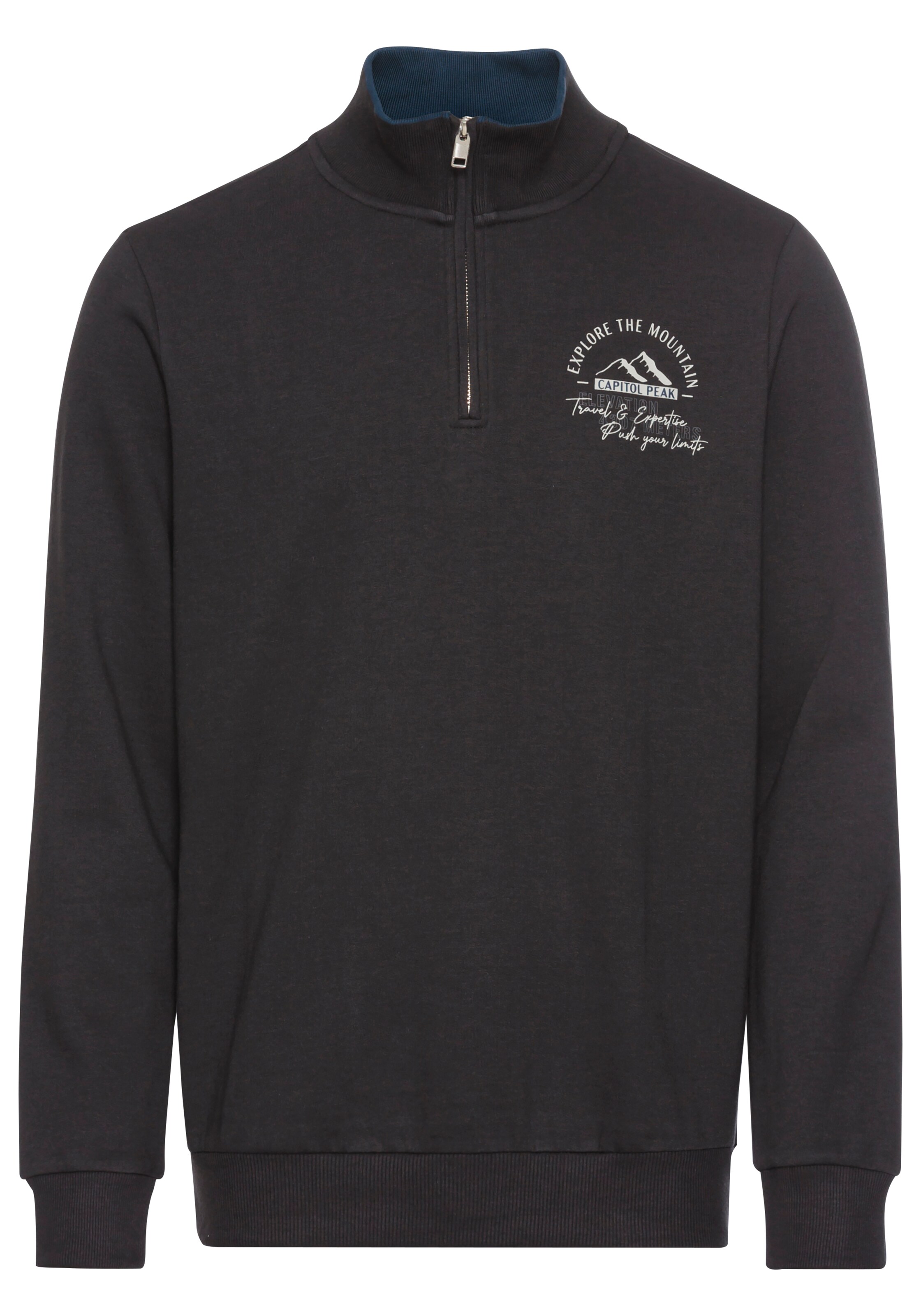 Man's World Sweatshirt in Grey: front