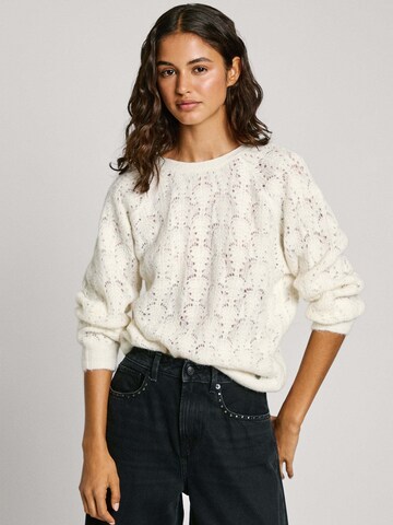 Pull-over 'Nova' Pepe Jeans en blanc