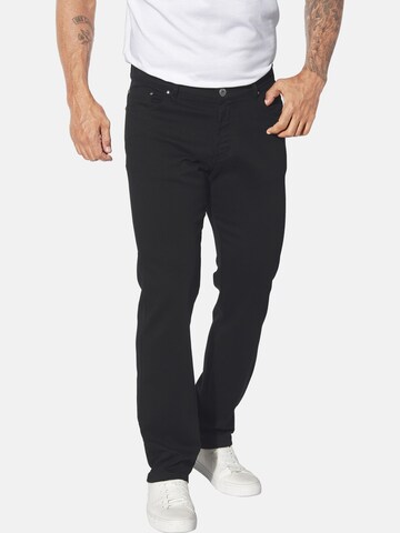 Jan Vanderstorm Loosefit Hose 'Sieghart' in Schwarz