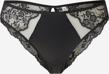 Chantelle - Tanga 'CRUSH' en negro: frente