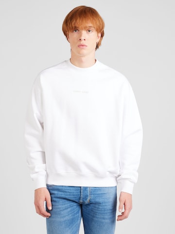 Tommy Jeans Sweatshirt 'CLASSICS' in Weiß: predná strana