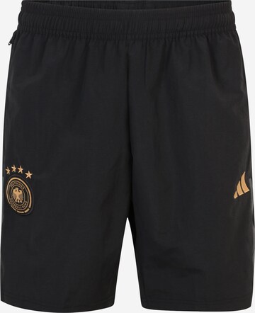 ADIDAS PERFORMANCE Regular Sportshorts 'Germany Tiro 23 Downtime' in Schwarz: predná strana