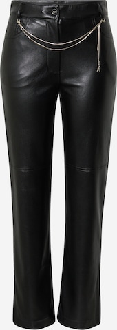 PATRIZIA PEPE Regular Pants in Black: front