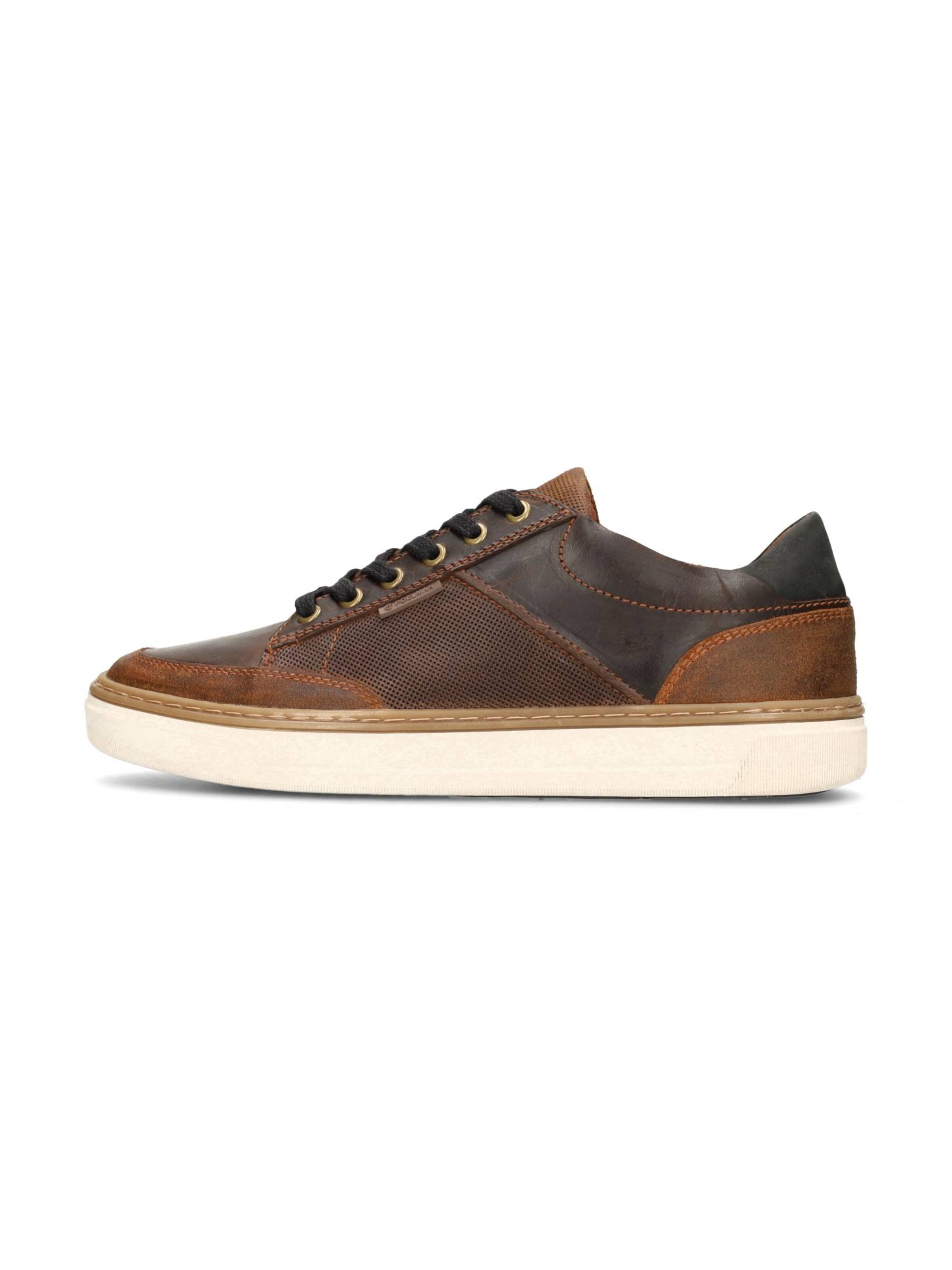 PS Poelman Sneaker 'Philos' in Braun: Vorderseite