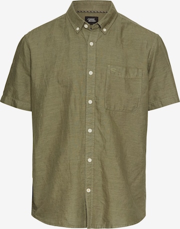 CAMEL ACTIVE Button Up Shirt in Green: front