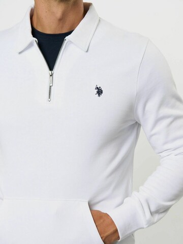 U.S. POLO ASSN. Trui 'Theodor' in Wit