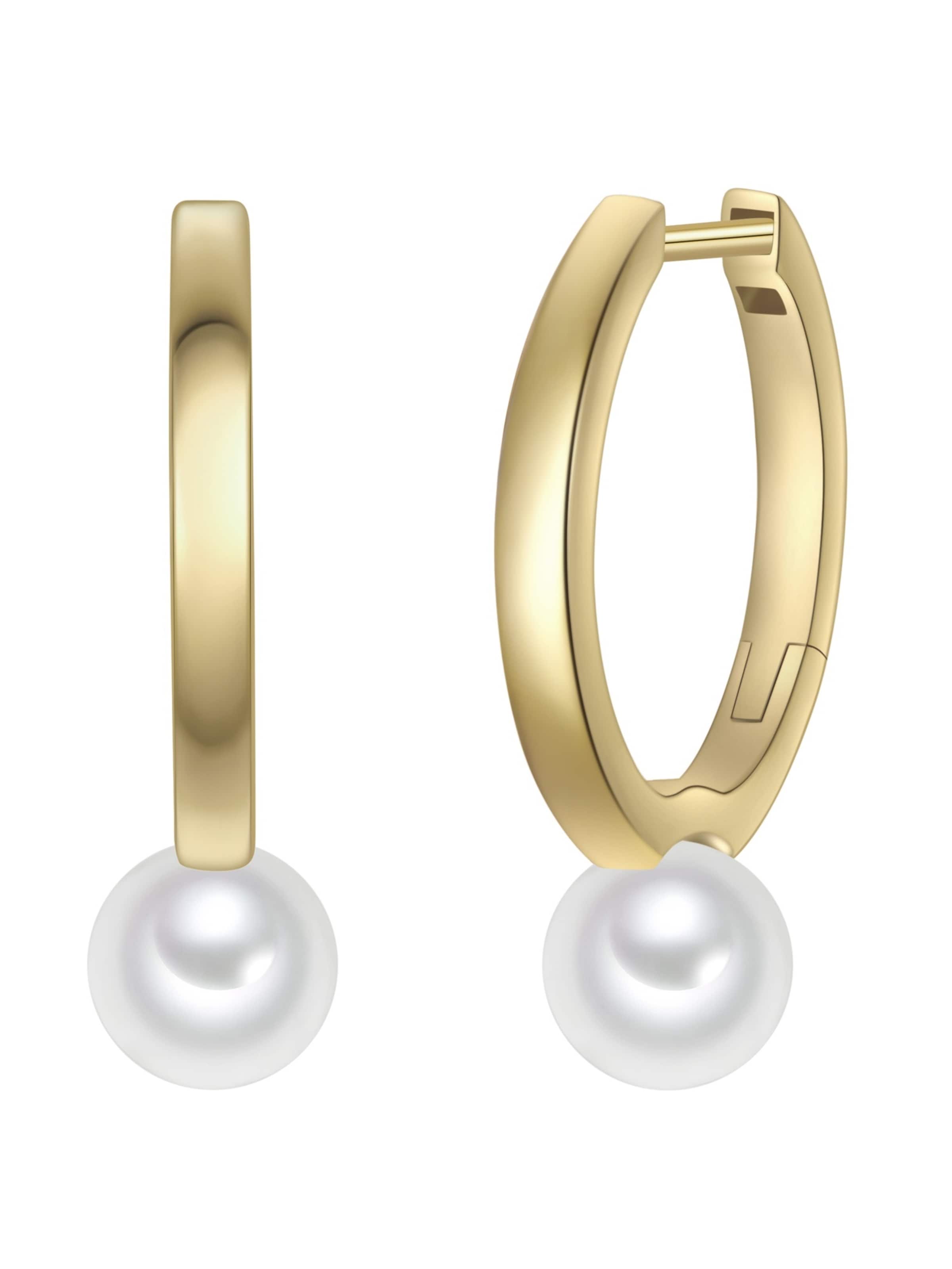 Boucles d'oreilles Rafaela Donata en or : devant