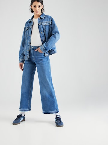 FRAME Wide Leg Jeans 'PIXIE' in Blau