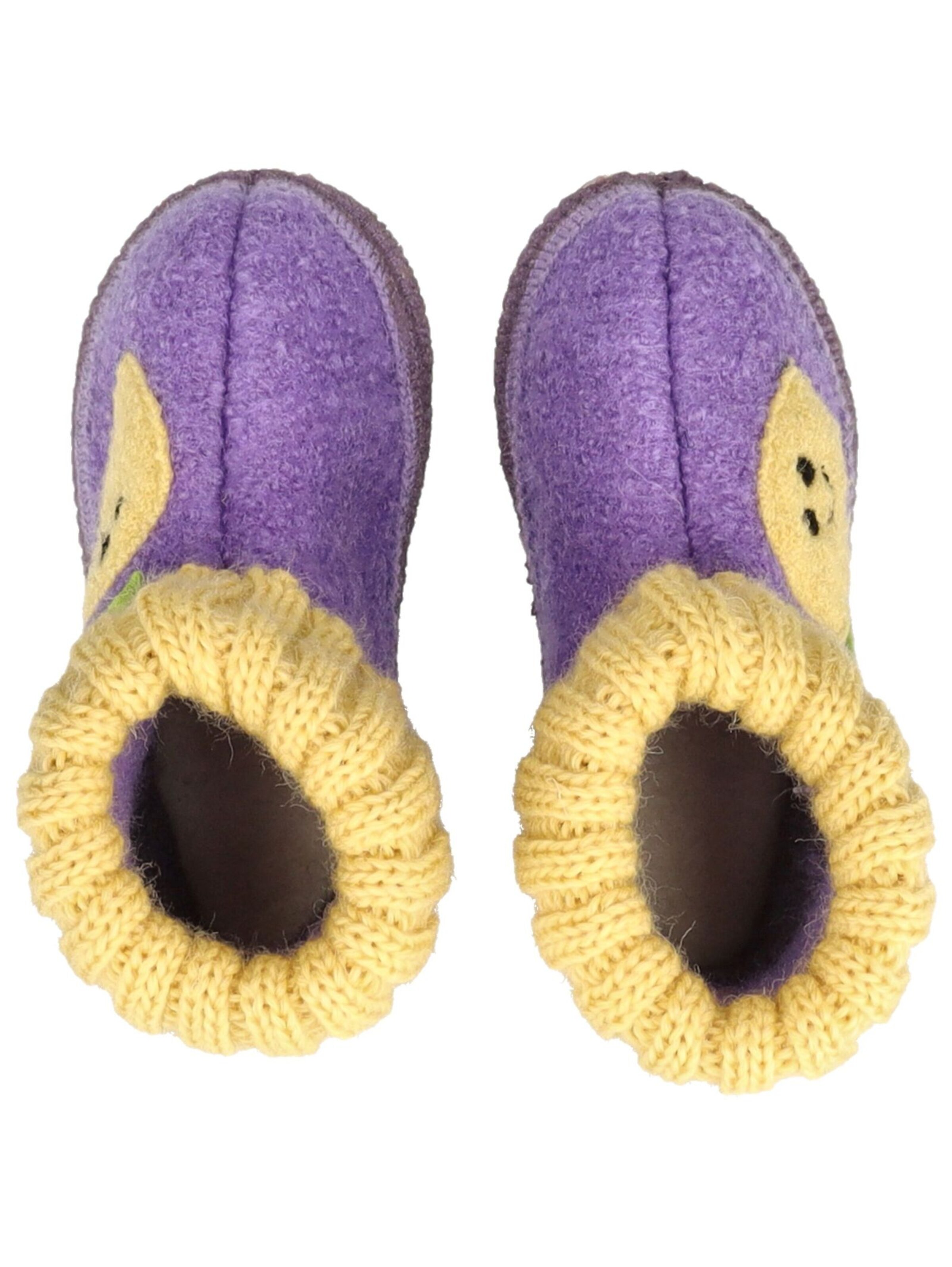 HAFLINGER Huisschoenen in Lila