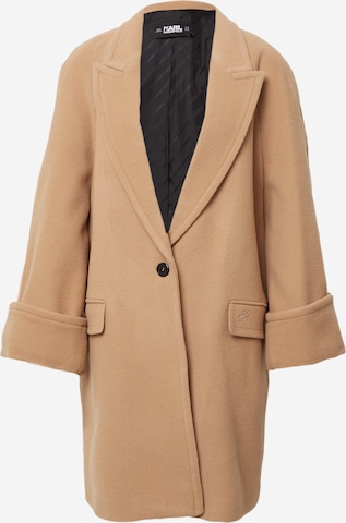 Palton de primăvară-toamnă de la Karl Lagerfeld pe bej: față