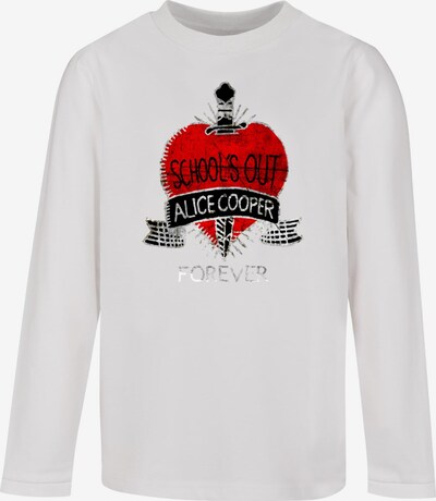 Merchcode Shirt 'Alice Cooper - Schools Out Onesie' in Grey / Red / Black / White, Item view