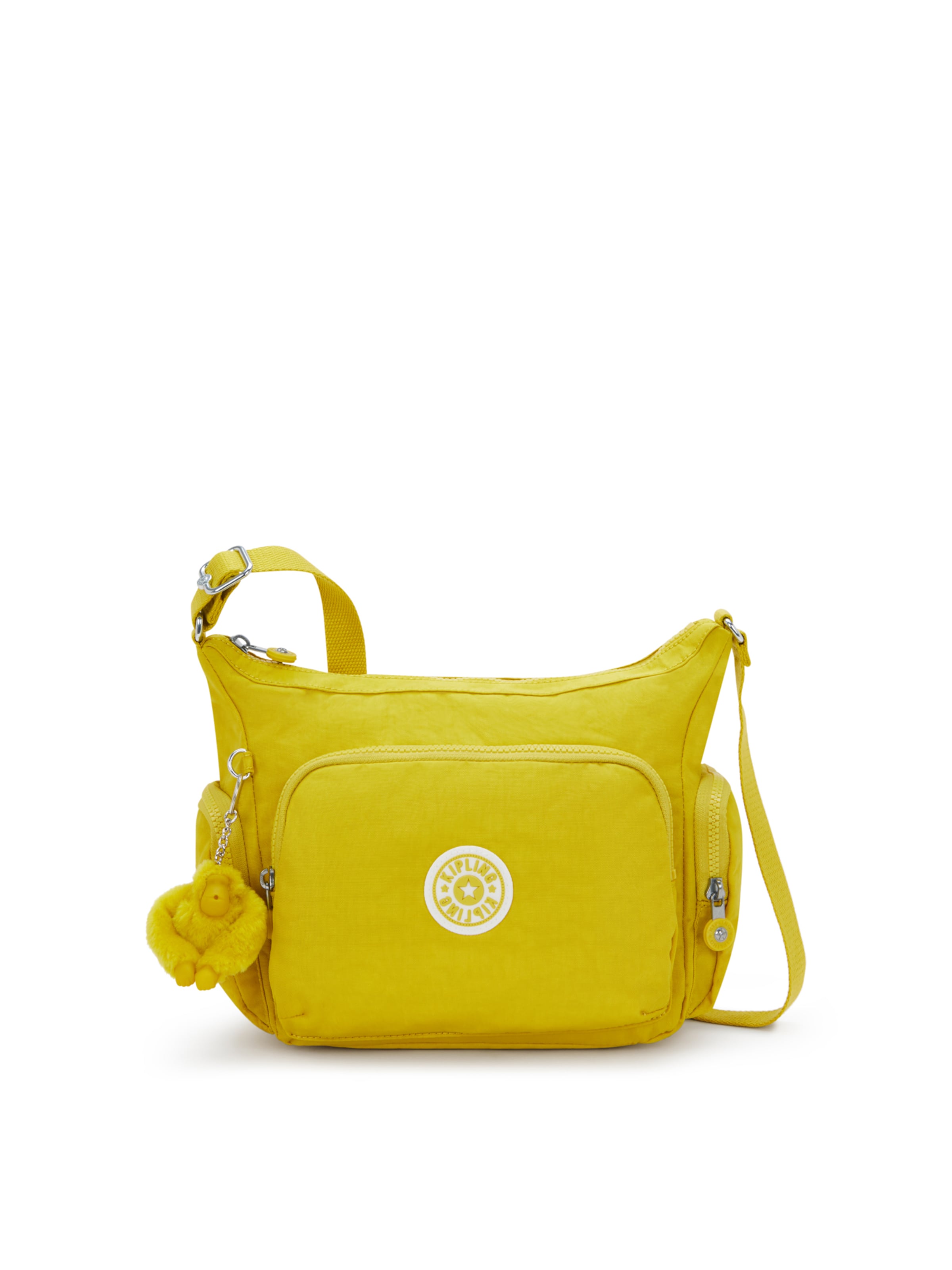 KIPLING - Bolso de hombro 'Gabb S' en amarillo: frente