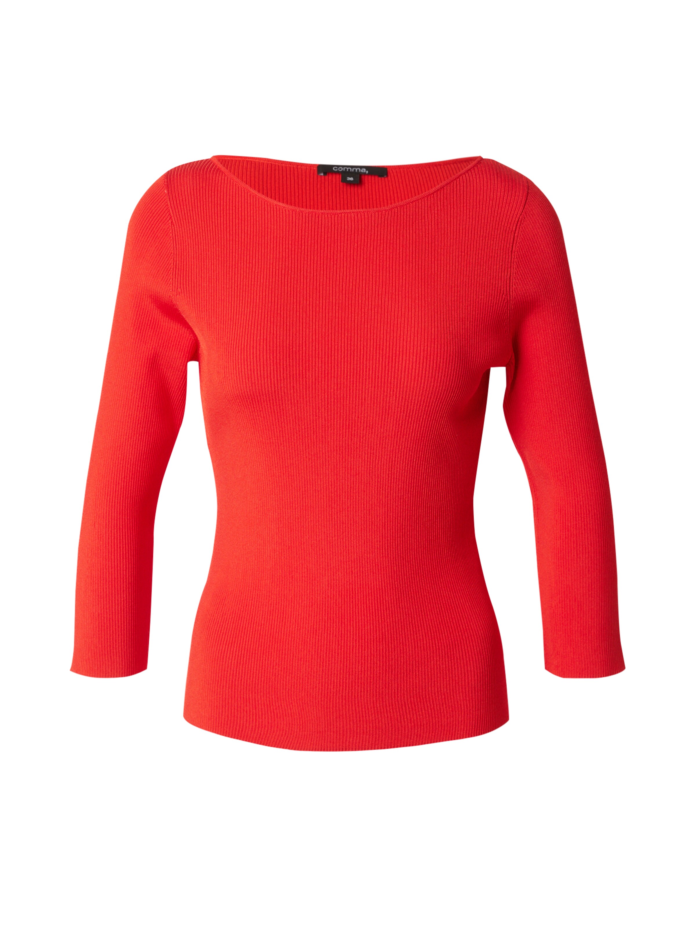 COMMA Neulepaita värissä punainen: etupuoli