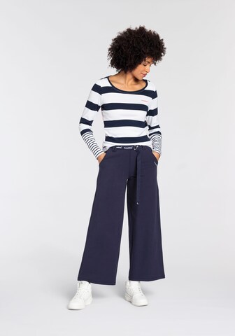 KangaROOS Wide Leg Hose in Blau