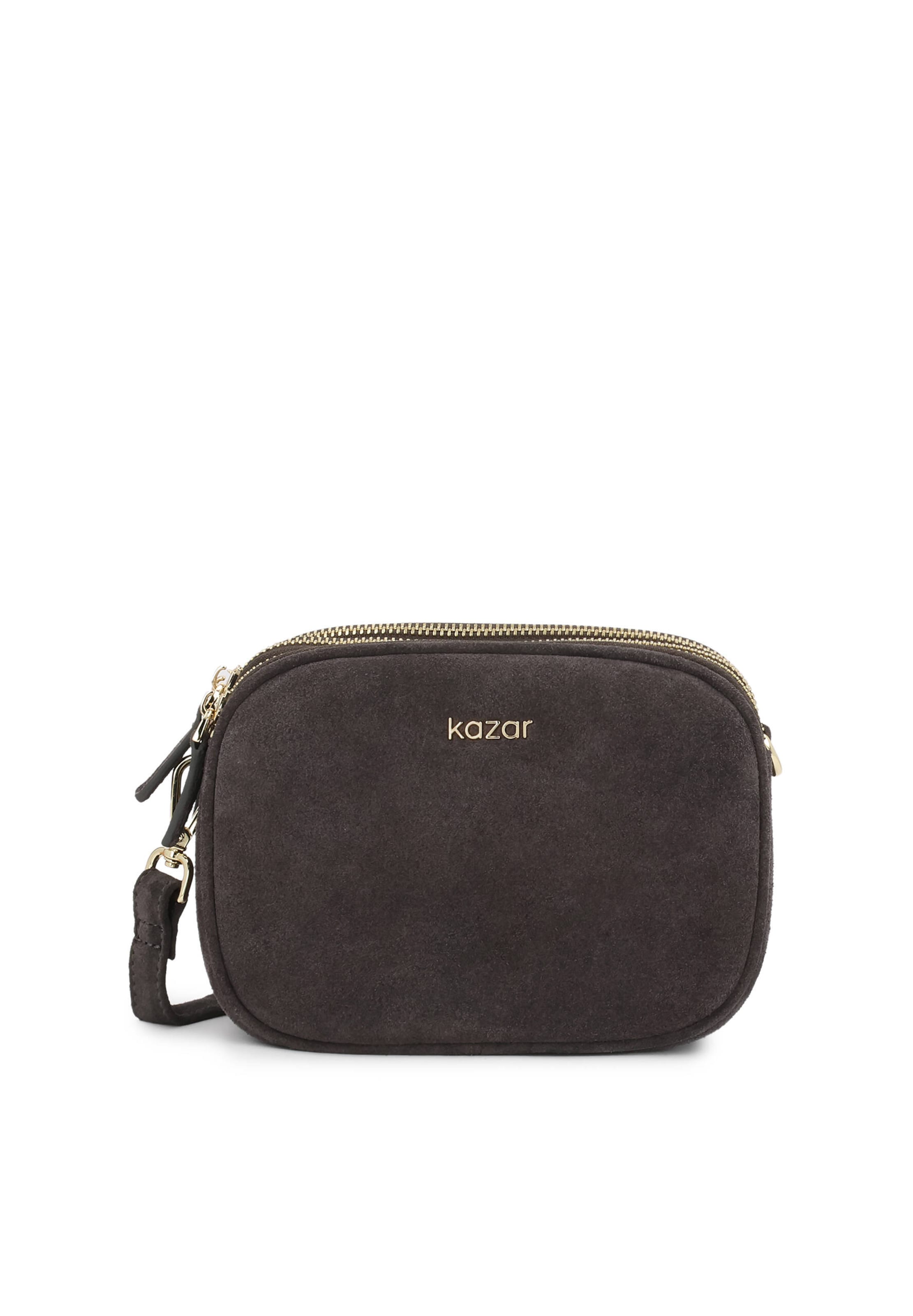 Sac à bandoulière Kazar en gris : devant