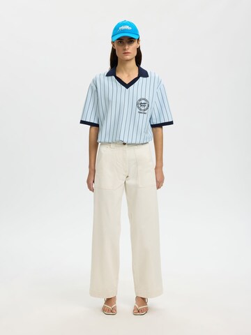 Casquette SELECTED en bleu