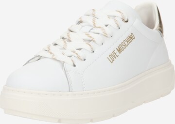 Love Moschino Sneaker low 'BOLD LOVE' i hvid: forside