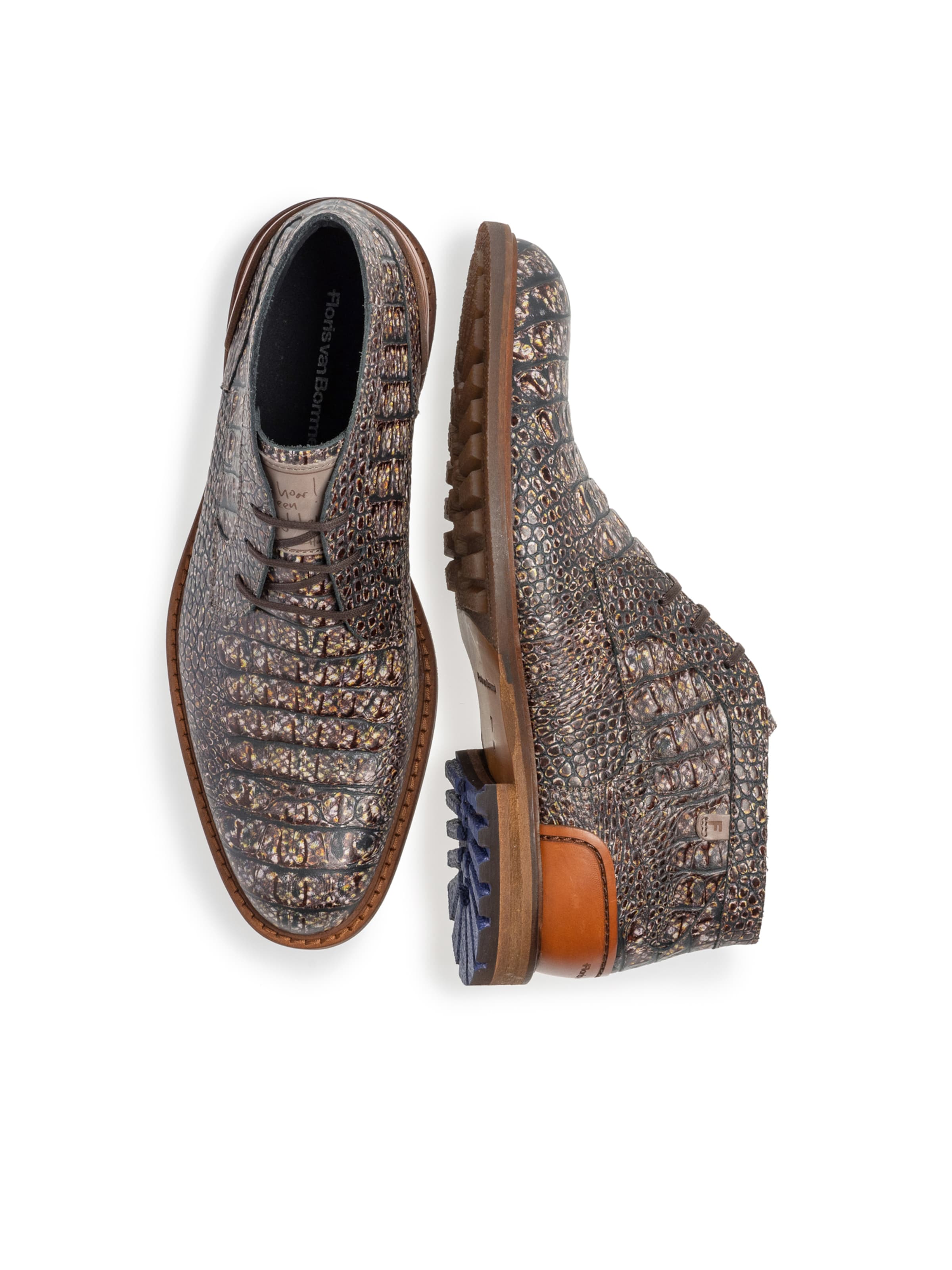 Floris van Bommel Chukka Boots 'Crepi 13' in Grau