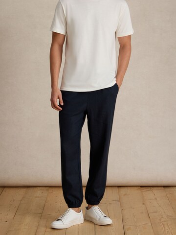 DAN FOX APPAREL Tapered Pants 'Gino' in Blue: front