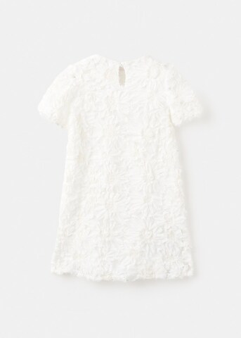 MANGO KIDS Kleid 'Flower' in Weiß