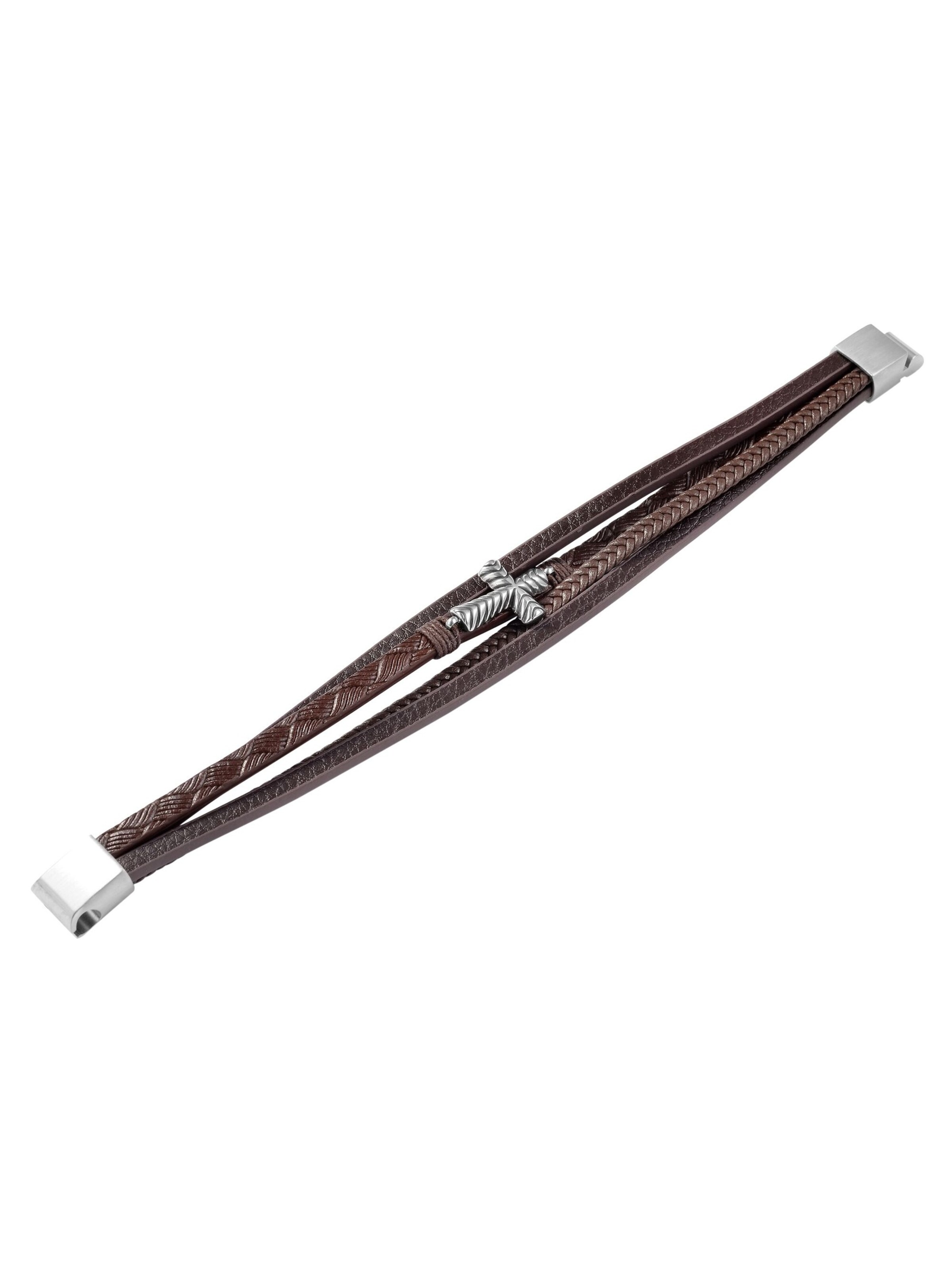 Akzent Bracelet 'Nelio, langlebig' in Brown