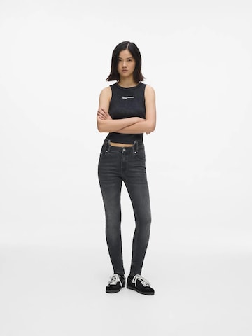 melns KARL LAGERFELD JEANS Šaurs Džinsi