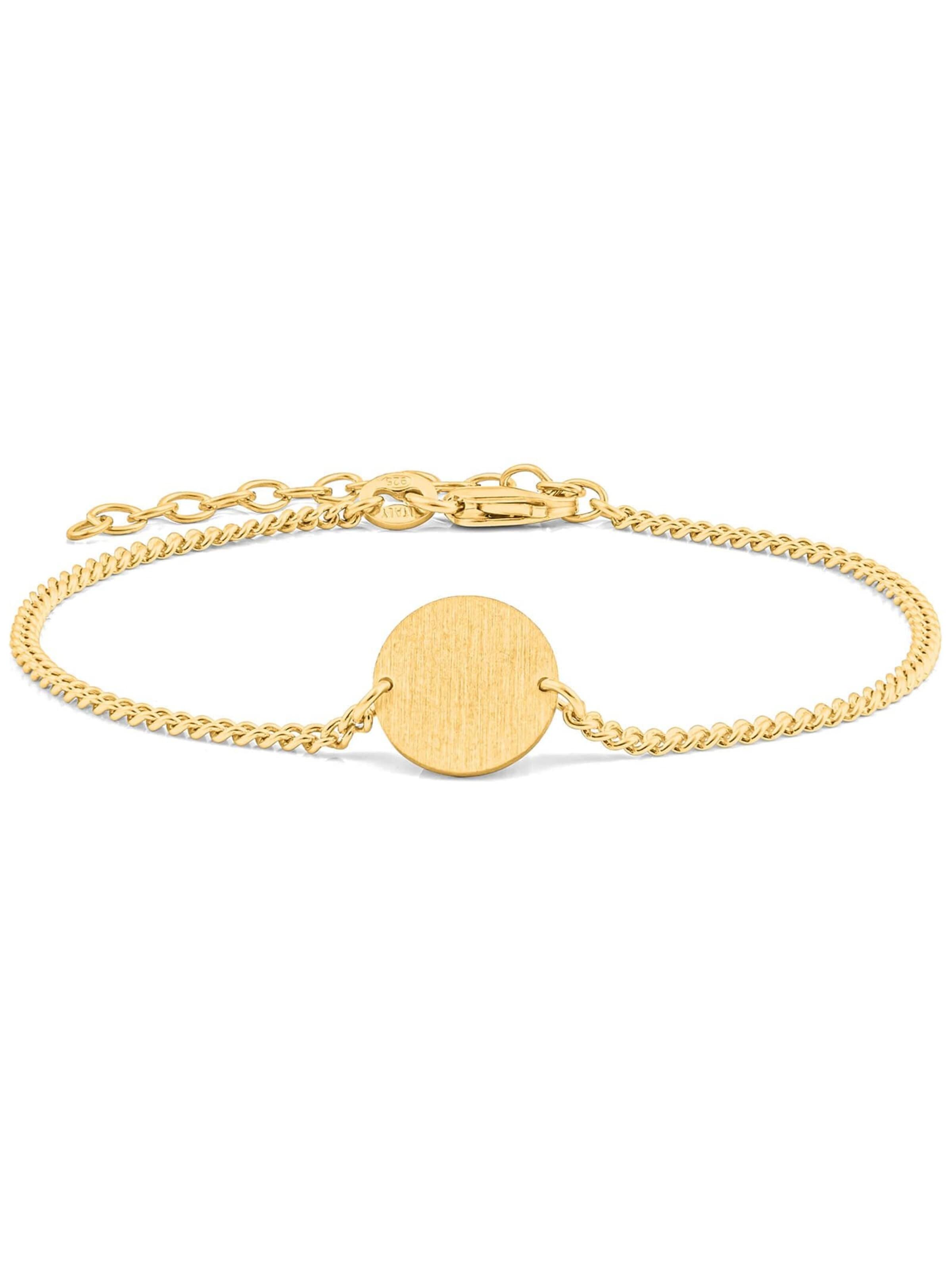 modabilé Armband 'CIRCLE'‌‌ in Gelb: Vorderseite