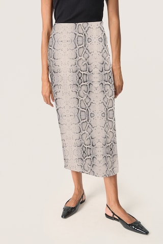 Jupe 'Xala' SOAKED IN LUXURY en gris : devant