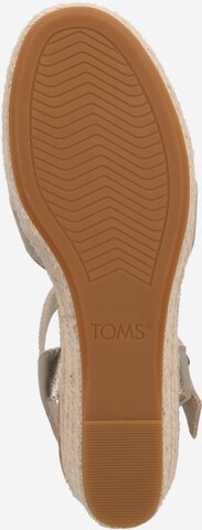 TOMS Sandale in Gold