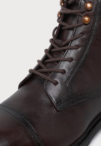 Pepe Jeans Boots med snörning 'Hunters Land' i brun