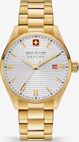 SWISS MILITARY HANOWA Analoog horloge 'ROADRUNNER' in Goud: voorkant