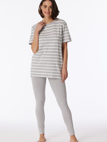 SCHIESSER Pajama ' Casual Essentials ' in Grey: front