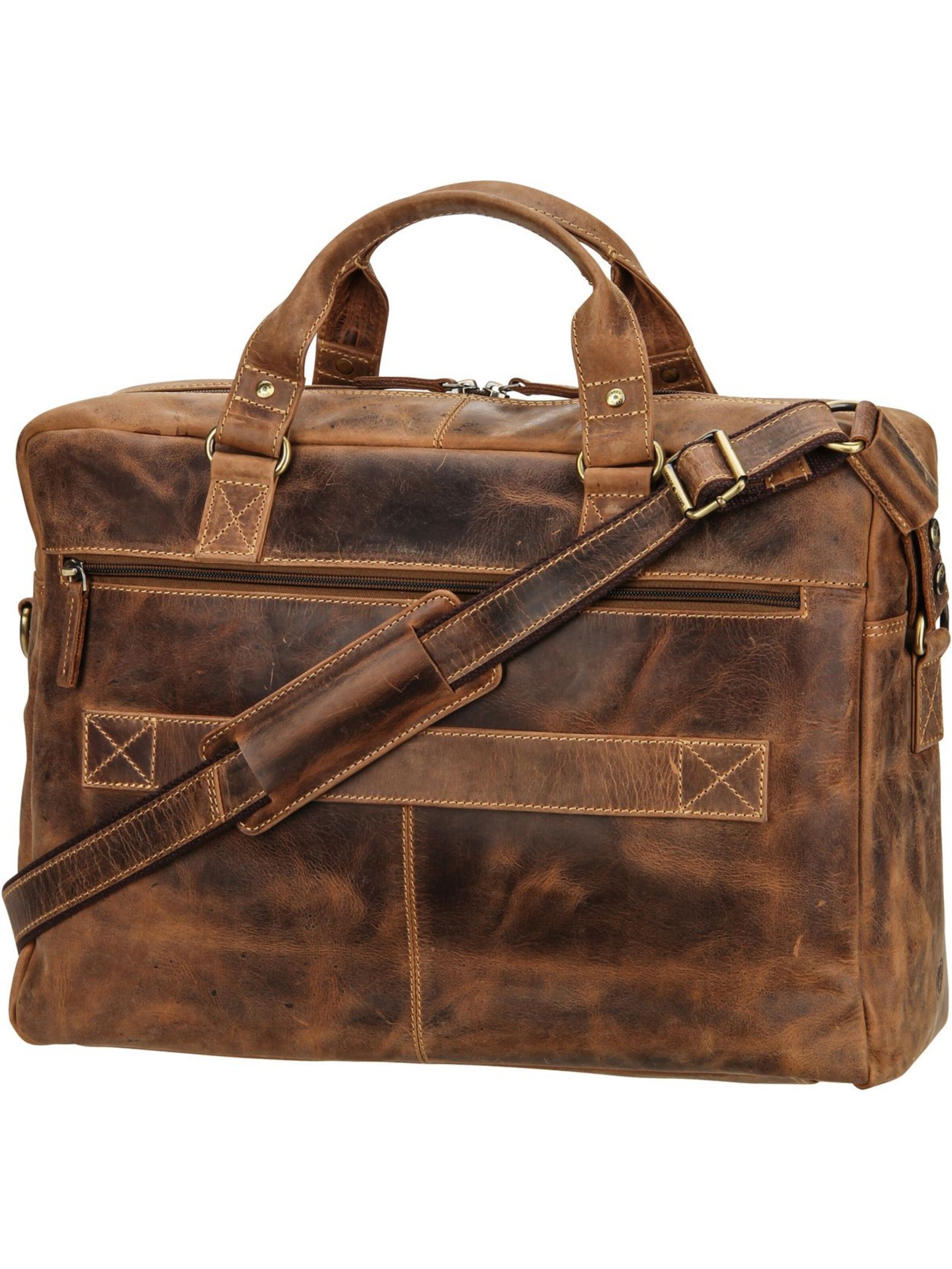Borsa portadocumenti 'Vintage 1539' di GREENBURRY in marrone