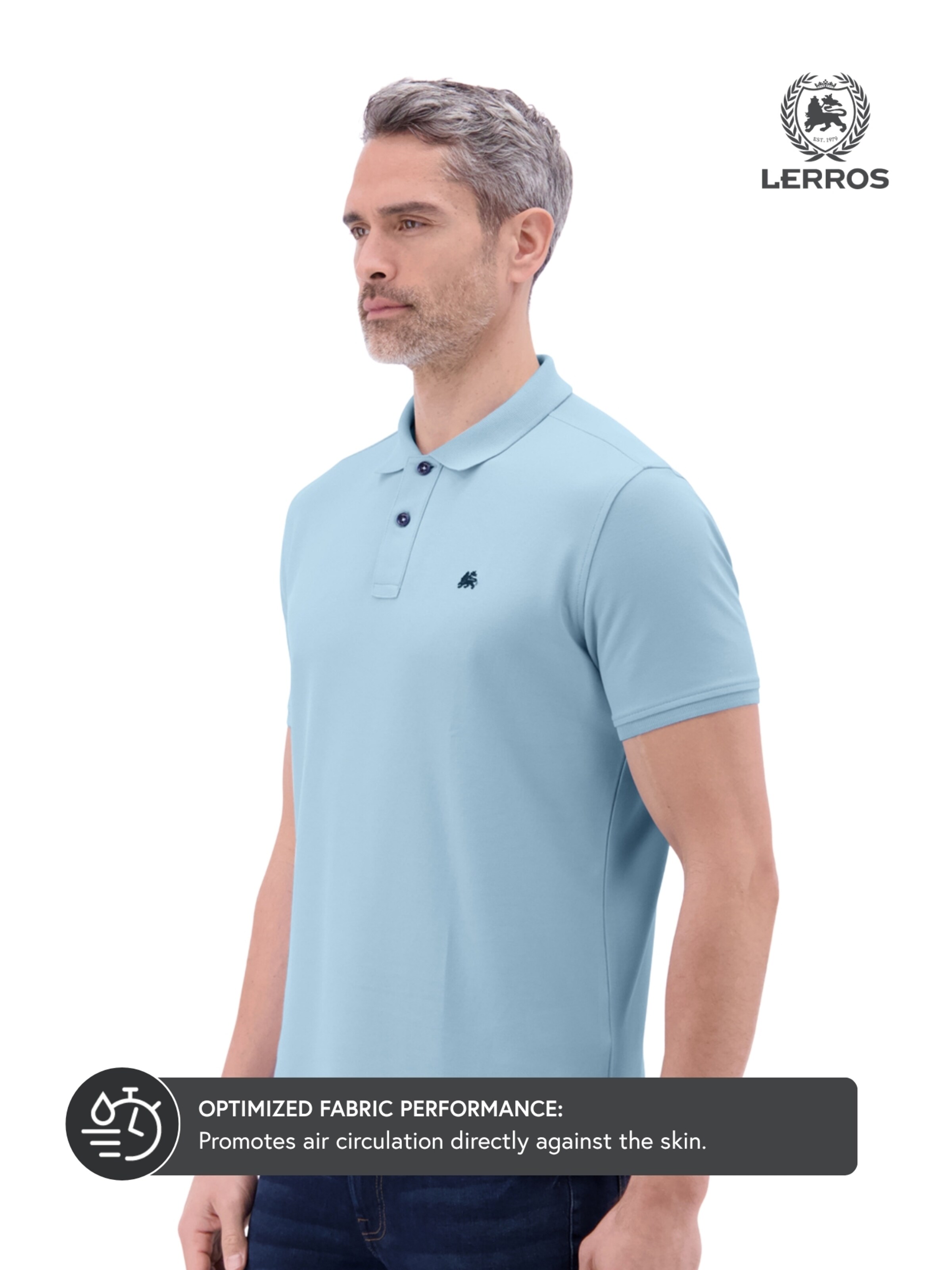 LERROS Shirt in Blue