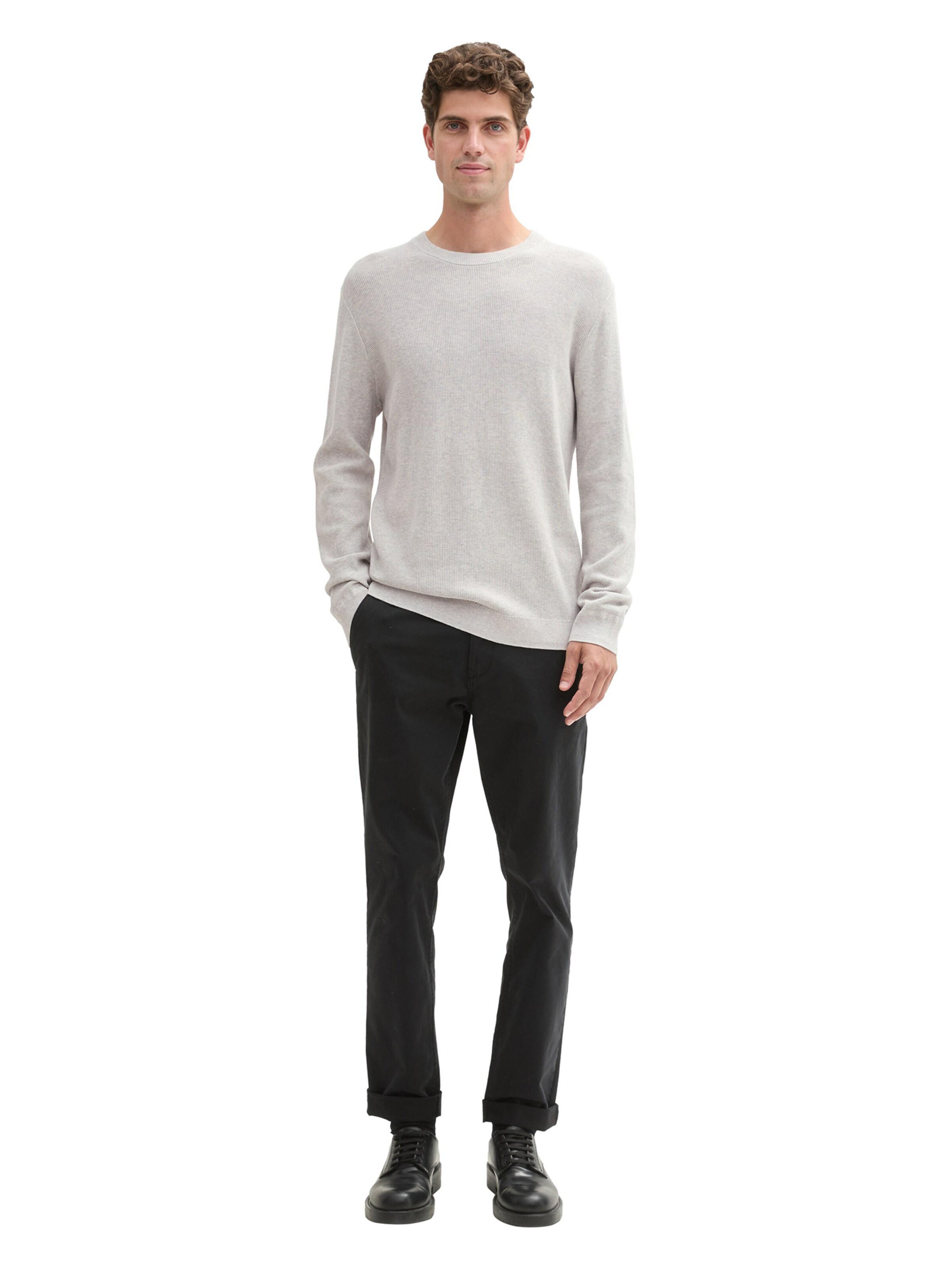 TOM TAILOR Sweater in Grey