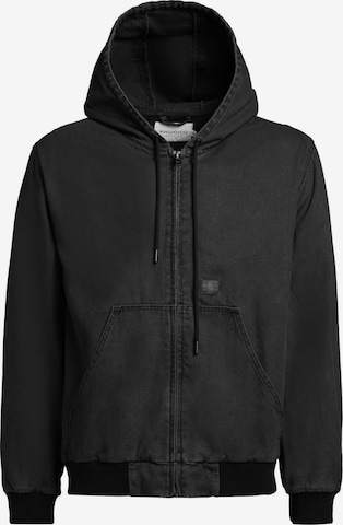 khujo Jacke 'Rhiis' in Schwarz: Vorderseite