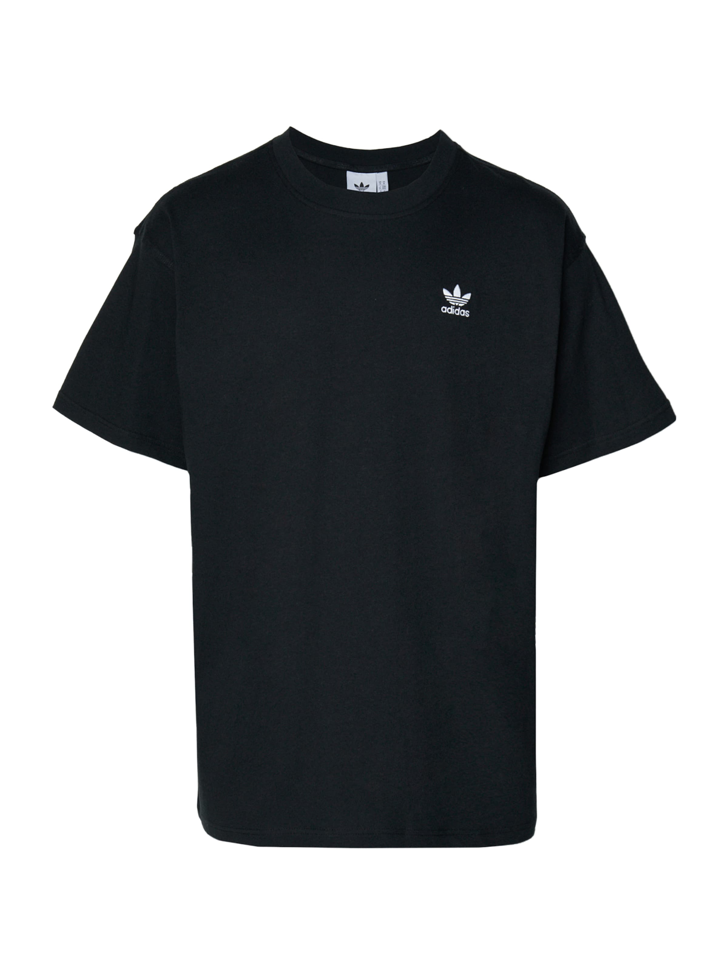 ADIDAS ORIGINALS Paita 'Trefoil Essentials' värissä musta: etupuoli