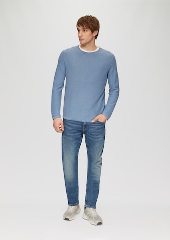 QS Pullover in Blau