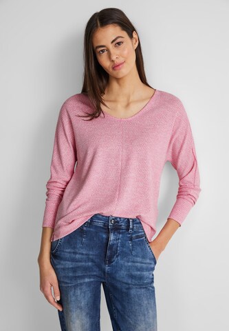 T-shirt STREET ONE en rose : devant