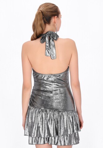 myMo at night Jurk 'Party' in Grijs