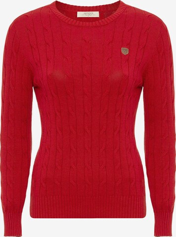 Antioch Sweter w kolorze czerwony: przód