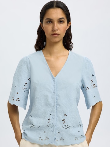 SELECTED - Blusa en azul